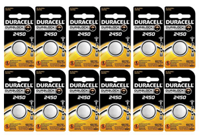 Image: Duracell Duralock DL2450 Lithium Coin Batteries (2 x 6 Pack)