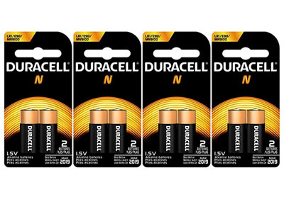 Image: Duracell Medical N 1.5V Alkaline Batteries (2 x 4 Pack)