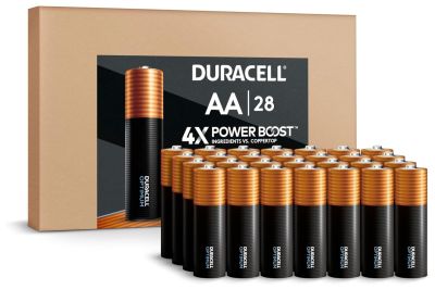 Image: Duracell Optimum Coppertop AA Alkaline Batteries with 4X Power Boost Ingredients (28 Count)