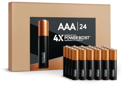 Image: Duracell Optimum Coppertop AAA Alkaline Batteries with 4X Power Boost Ingredients (24 Count)