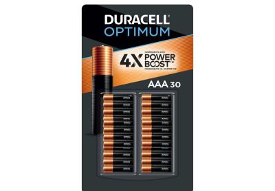 Image: Duracell Optimum Coppertop AAA Alkaline Batteries with 4X Power Boost Ingredients (30 Count)