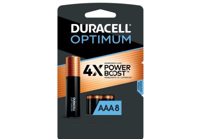Image: Duracell Optimum Coppertop AAA Alkaline Batteries with 4X Power Boost Ingredients (8 Count)