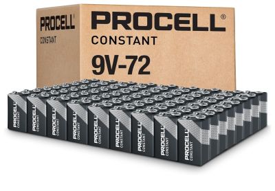 Image: Duracell Procell Constant 9V Alkaline Batteries (72 Count)