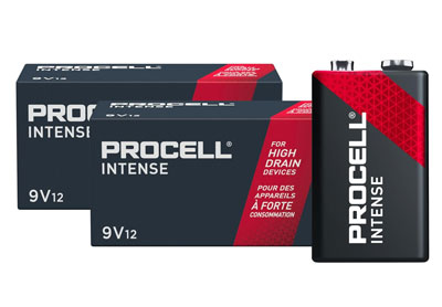 Image: Duracell Procell Intense 9V Alkaline Batteries (12 x 2 Pack)