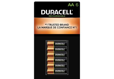 Image: Duracell Rechargeable AA NiMH Batteries (6 Count)