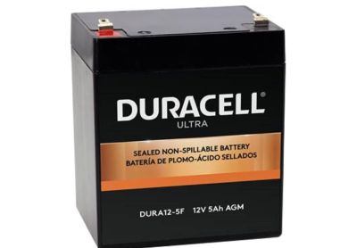 Image: Duracell Ultra 12V Sealed Lead Acid Rechargeable Battery with F1 Terminals (1 Count)