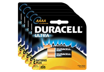 Image: Duracell Ultra AAAA 1.5V Alkaline Batteries (2 x 5 Pack)