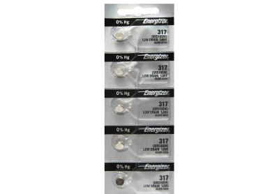 Image: Energizer 317 1.5V Silver Oxide Button Batteries (5 Count)
