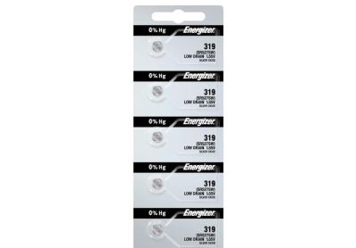 Image: Energizer 319 1.5V Silver Oxide Button Batteries (5 Count)