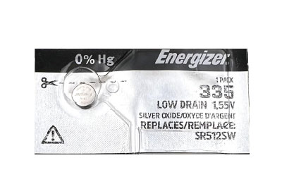 Image: Energizer 335 1.5V Silver Oxide Button Battery (1 Count)