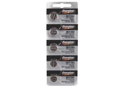 Image: Energizer 357/303 1.5V Silver Oxide Button Batteries (5 Count)