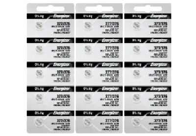 Image: Energizer 377/376 1.5V Silver Oxide Button Batteries (5 x 3 Pack)