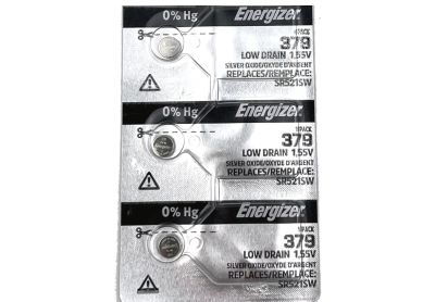 Image: Energizer 379 1.5V Silver Oxide Button Batteries (3 Count)
