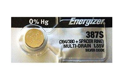 Image: Energizer 387S 1.5V Silver Oxide Button Battery (1 Count)