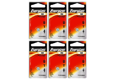 Image: Energizer 392/384 1.5V Silver Oxide Button Batteries (1 x 6 Pack)