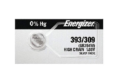 Image: Energizer 393/309 1.5V Silver Oxide Button Battery (1 Count)