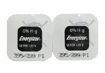 Image: Energizer 395/399 1.5V Silver Oxide Batteries (2 Count)