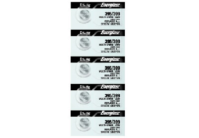 Image: Energizer 395/399 1.5V Silver Oxide Batteries (5 Count)