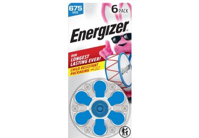 Image: Energizer 675 Hearing Aid Batteries (6 Count)