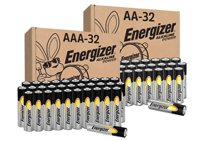 Image: Energizer AA & AAA Alkaline Power Batteries Variety Pack (64 Count)