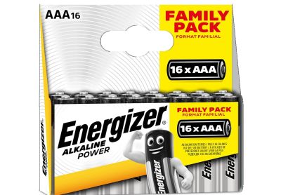 Image: Energizer AAA Alkaline Power Batteries Family Pack (16 Count)