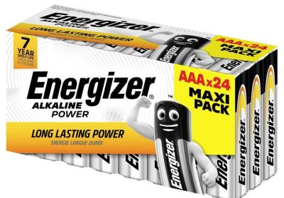 Image: Energizer AAA Alkaline Power Batteries Maxi Pack (24 Count)