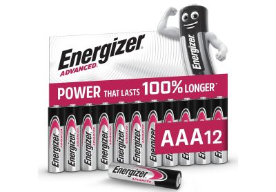 Image: Energizer Advanced AAA Alkaline Batteries (12 Count)