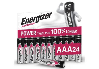 Image: Energizer Advanced AAA Alkaline Batteries (24 Count)