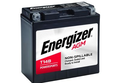 Image: Energizer AGM T14B Motorcycle & ATV Battery (1 Count)