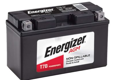 Image: Energizer AGM T7B Motorcycle & ATV Battery (1 Count)