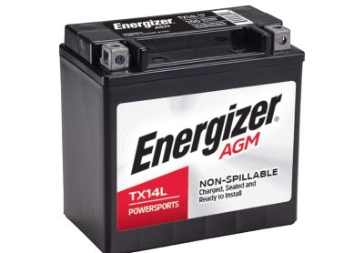 Image: Energizer AGM TX14L Motorcycle & ATV Battery (1 Count)