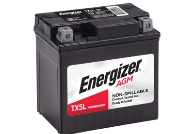 Image: Energizer AGM TX5L Motorcycle & ATV Battery (1 Count)