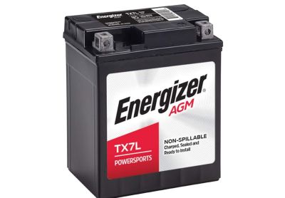Image: Energizer AGM TX7L Motorcycle & ATV Battery (1 Count)