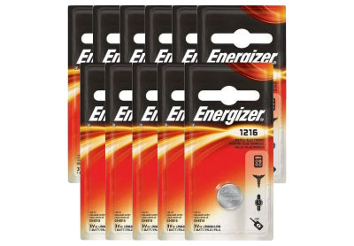 Image: Energizer CR1216 3V Lithium Coin Batteries (1 x 11 Pack)
