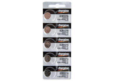 Image: Energizer CR1216 3V Lithium Coin Batteries (5 Count)