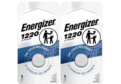 Image: Energizer CR1220 3V Lithium Coin Batteries (1 x 2 Pack)