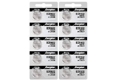 Image: Energizer CR1632 3V Lithium Coin Batteries (5 x 2 Pack)