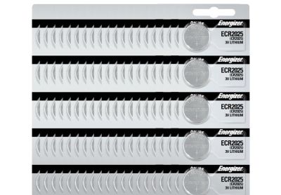 Image: Energizer CR2025 3V Lithium Coin Batteries (5 x 20 Pack)
