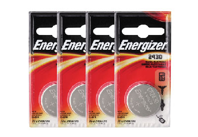Image: Energizer CR2430 3V Lithium Coin Batteries (1 x 4 Pack)