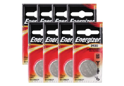 Image: Energizer CR2430 3V Lithium Coin Batteries (1 x 8 Pack)