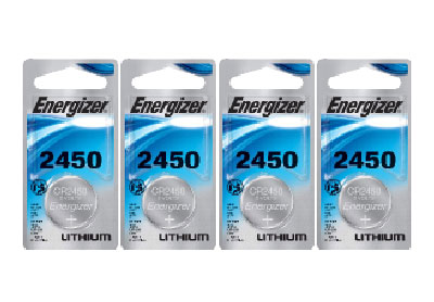 Image: Energizer CR2450 3V Lithium Coin Batteries (1 x 4 Pack)