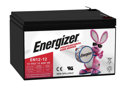 Image: Energizer EN12-12 Professional AGM Sealed Lead Acid Rechargeable Battery (1 Count)