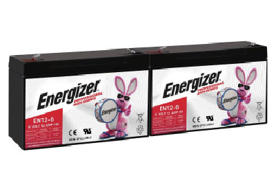 Image: Energizer EN12-6 Professional AGM Sealed Lead Acid Rechargeable Batteries (2 Count)