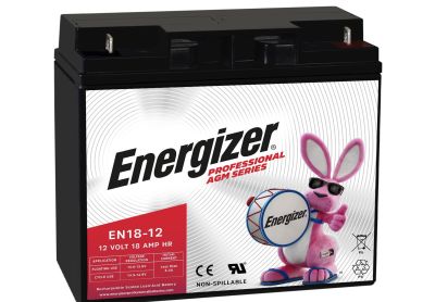 Image: Energizer EN18-12 Professional AGM Sealed Lead Acid Rechargeable Battery (1 Count)