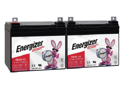 Image: Energizer EN35-12 Professional AGM Sealed Lead Acid Rechargeable Batteries (2 Count)