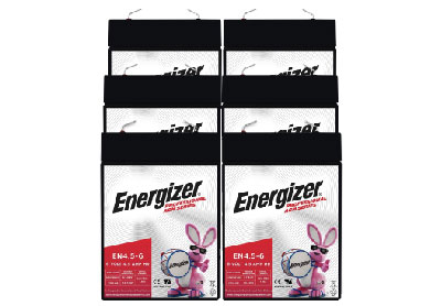 Image: Energizer EN4.5-6 Professional AGM Sealed Lead Acid Rechargeable Batteries (6 Count)