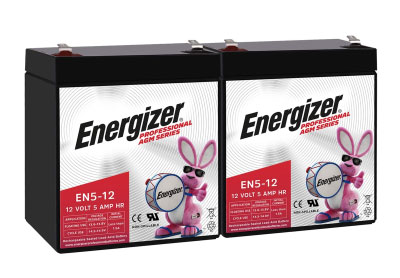 Image: Energizer EN5-12 Professional AGM Sealed Lead Acid Rechargeable Batteries (2 Count)