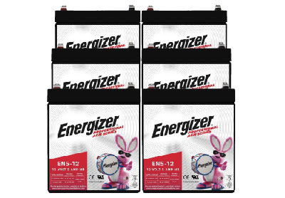 Image: Energizer EN5-12 Professional AGM Sealed Lead Acid Rechargeable Batteries (6 Count)