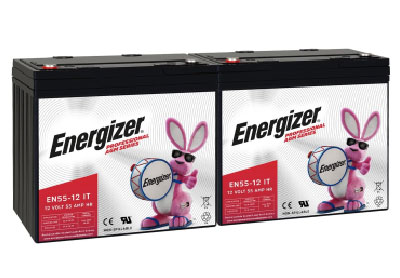 Image: Energizer EN55-12IT Professional AGM Sealed Lead Acid Rechargeable Batteries (2 Count)