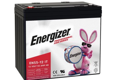 Image: Energizer EN55-12IT Professional AGM Sealed Lead Acid Rechargeable Battery (1 Count)